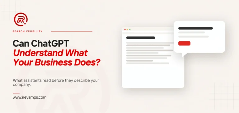 Entity SEO featured graphic: a page of plain content beside an assistant reply bubble carrying one clear line and a red mark