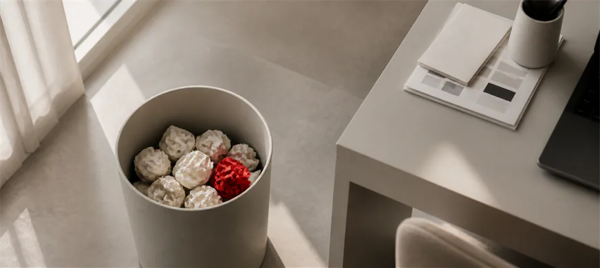 Content Marketing Strategies That Deliver Results 5 Discarded paper and scarlet sheet