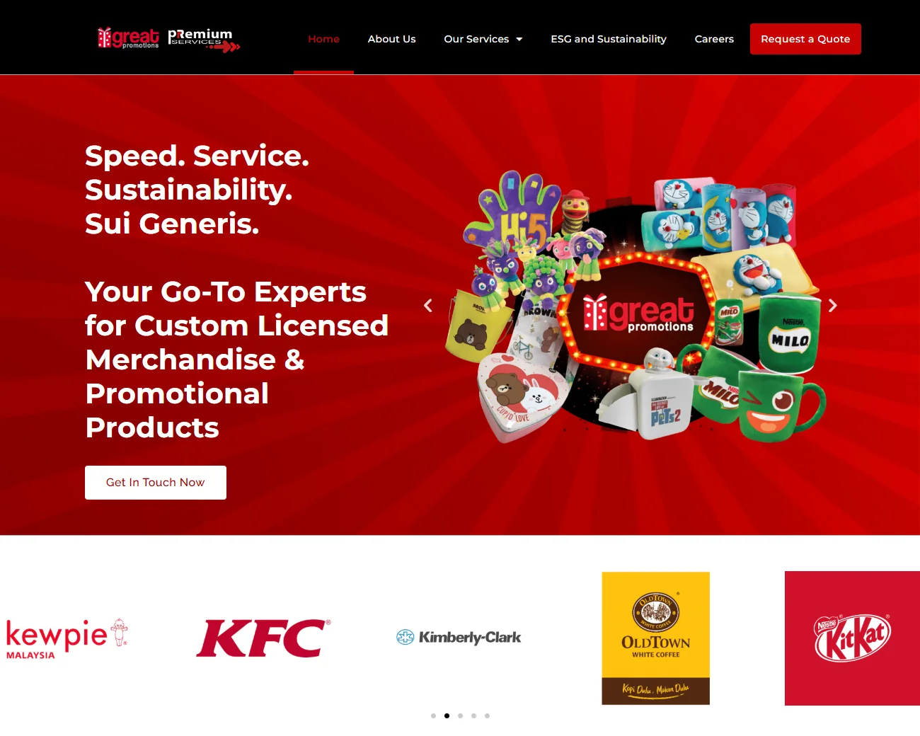 Great Promotions 5 Great Promotions hero and client brand logos