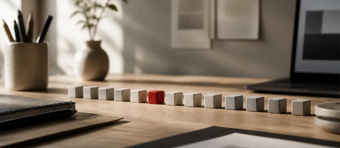 Scarlet block in milestone row
