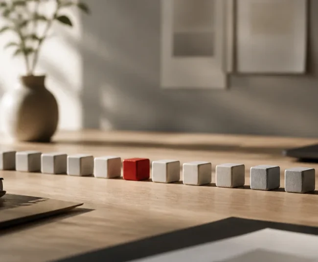 Scarlet block in milestone row