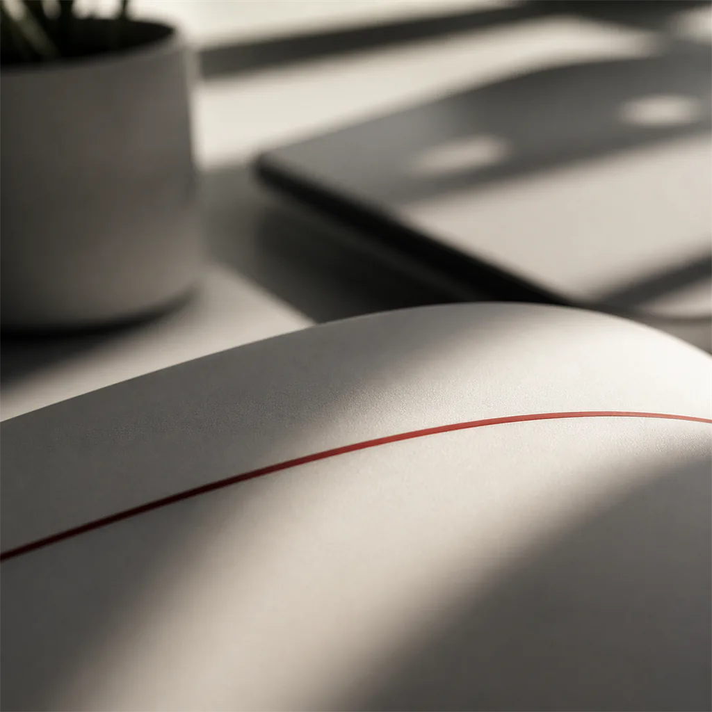 Which 2026 Web Design Trends Are Actually Worth Using on a Business Website? 4 Scarlet line across curved surface
