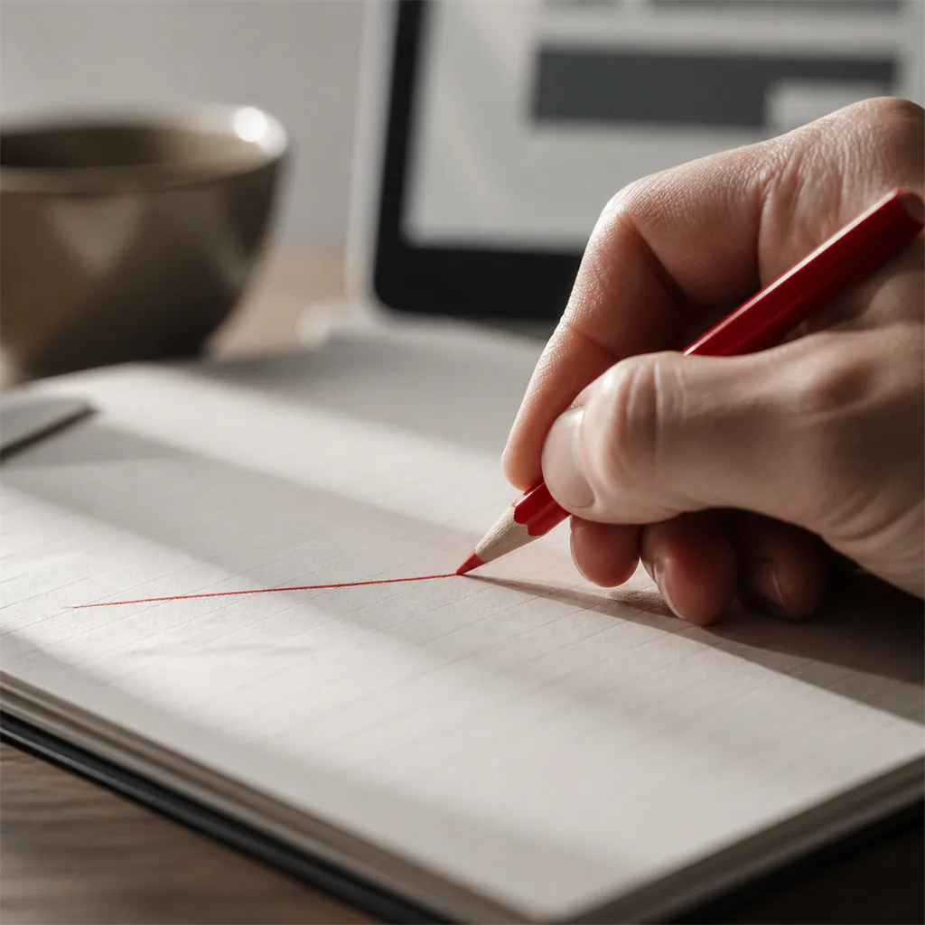 Is Your Website Answering the Questions Customers Actually Ask? 4 Scarlet pencil editing paper