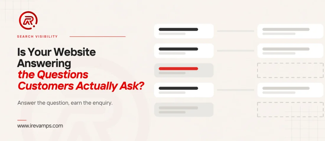 Customer questions paired with answers, two of them left as empty dashed outlines with no answer at all