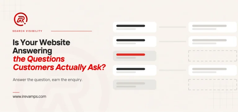 Customer questions paired with answers, two of them left as empty dashed outlines with no answer at all
