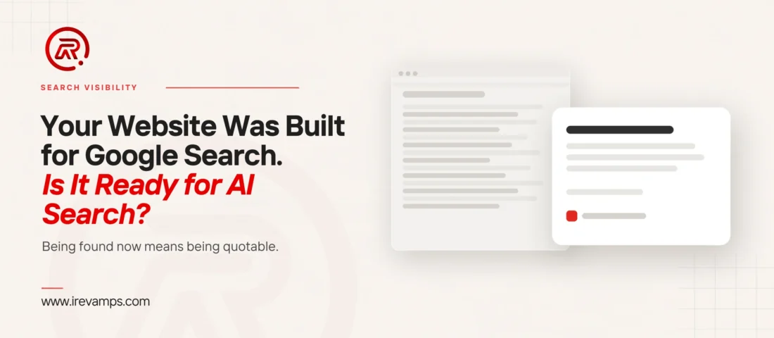 A faded page of ranked search results behind a single answer card that credits one source in red