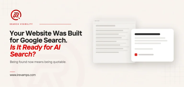 A faded page of ranked search results behind a single answer card that credits one source in red